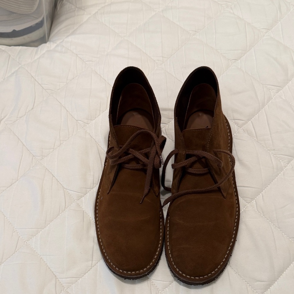 J. Crew Brown Suede Chukka Boots